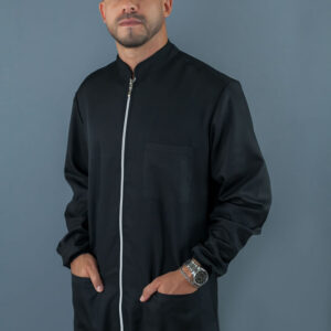 Jaleco Masculino Gola Padre Zipper